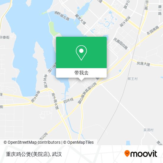 重庆鸡公煲(美院店)地图