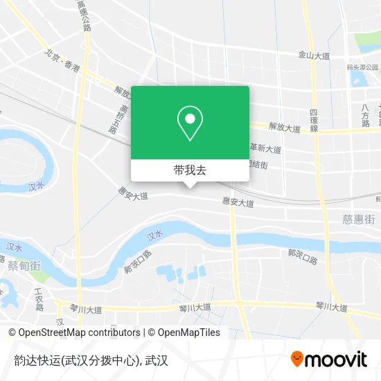 韵达快运(武汉分拨中心)地图