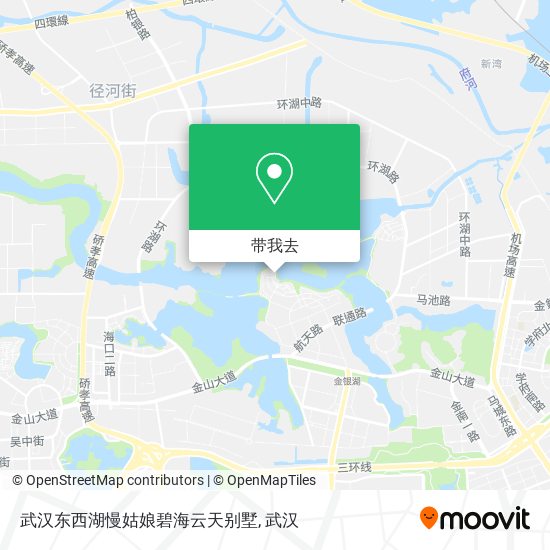 武汉东西湖慢姑娘碧海云天别墅地图