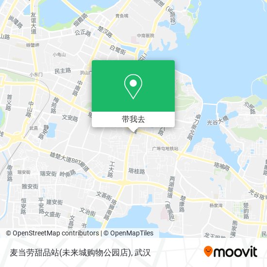 麦当劳甜品站(未来城购物公园店)地图