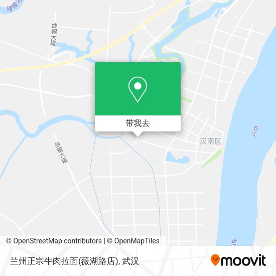 兰州正宗牛肉拉面(薇湖路店)地图