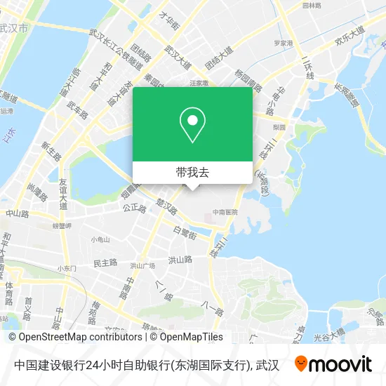中国建设银行24小时自助银行(东湖国际支行)地图