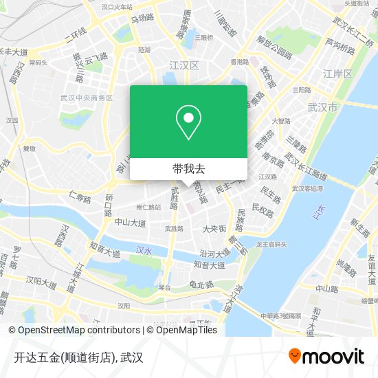 开达五金(顺道街店)地图
