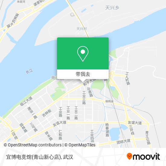 宜博电竞馆(青山新心店)地图