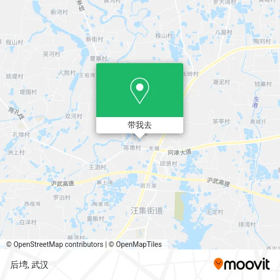 后塆地图