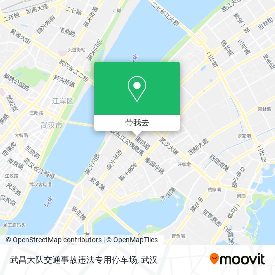 武昌大队交通事故违法专用停车场地图