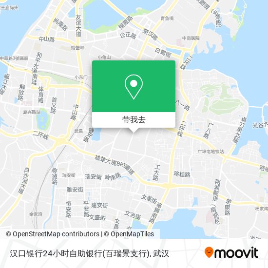 汉口银行24小时自助银行(百瑞景支行)地图