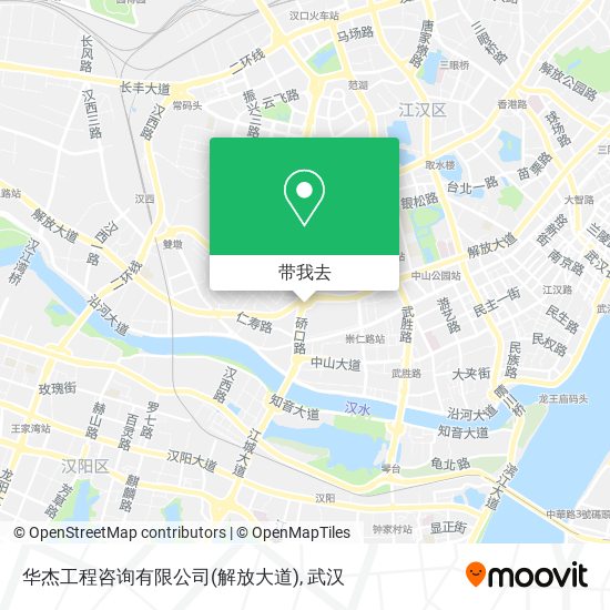 华杰工程咨询有限公司(解放大道)地图