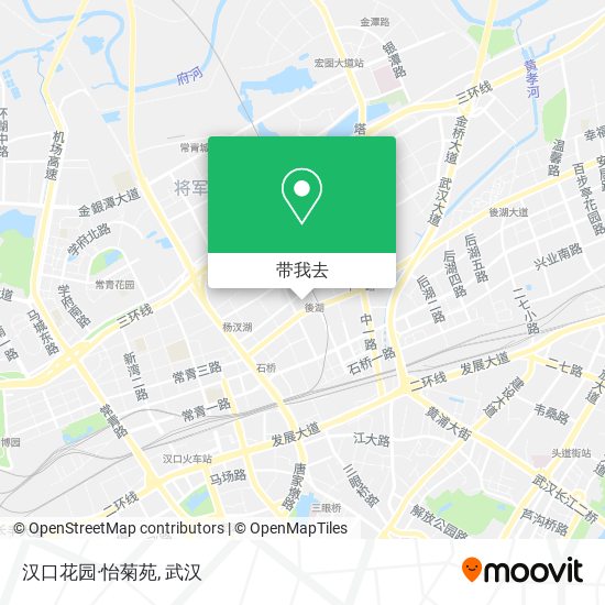 汉口花园·怡菊苑地图