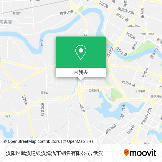 汉阳区武汉建银汉海汽车销售有限公司地图