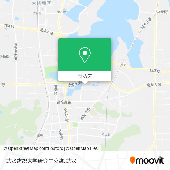 武汉纺织大学研究生公寓地图