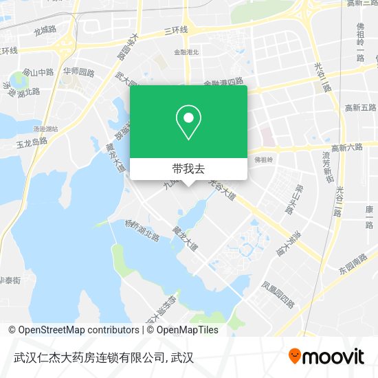 武汉仁杰大药房连锁有限公司地图