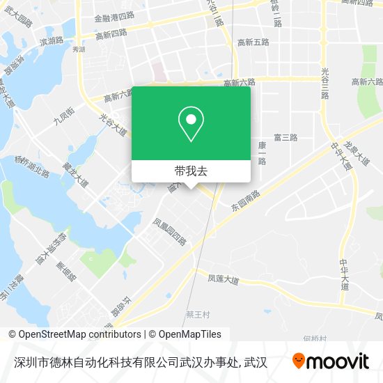 深圳市德林自动化科技有限公司武汉办事处地图