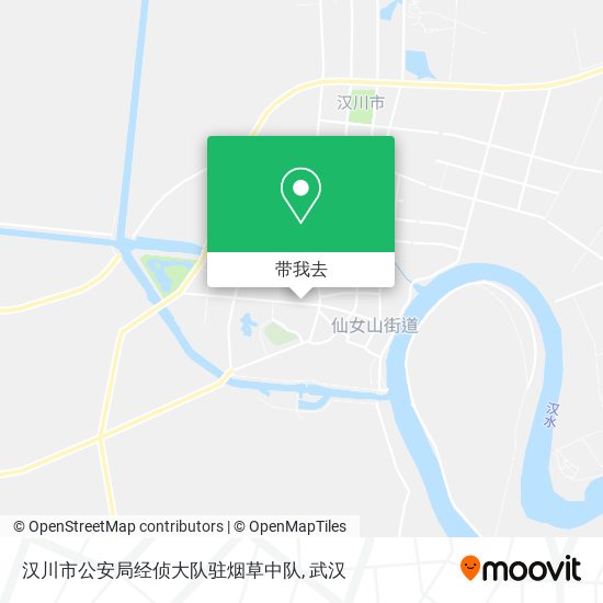 汉川市公安局经侦大队驻烟草中队地图