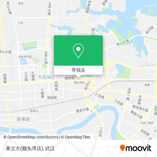 果立方(额头湾店)地图