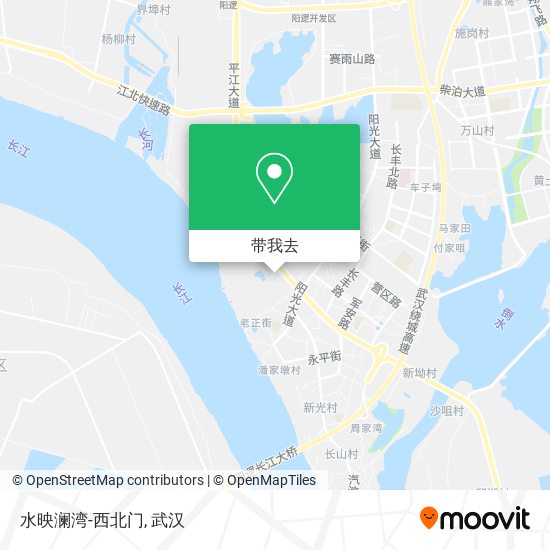 水映澜湾-西北门地图