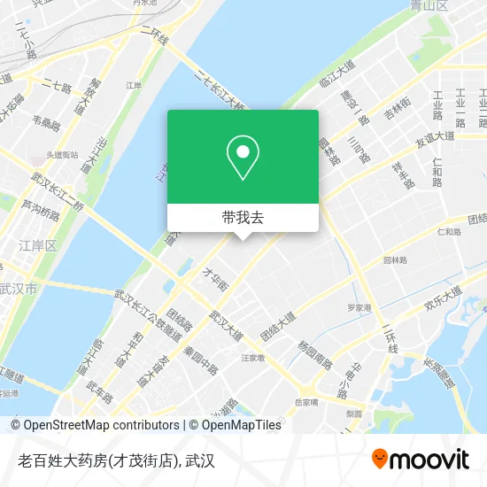 老百姓大药房(才茂街店)地图