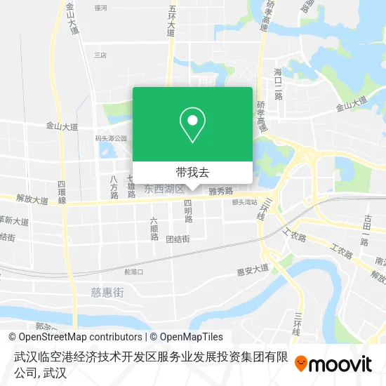 武汉临空港经济技术开发区服务业发展投资集团有限公司地图