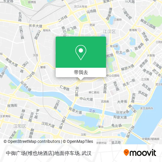 中御广场(维也纳酒店)地面停车场地图