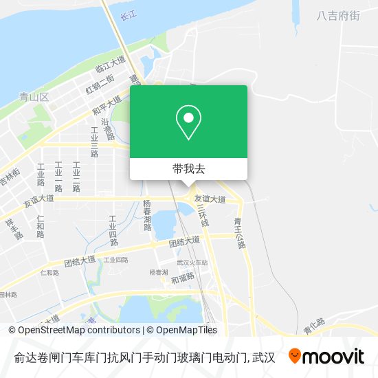 俞达卷闸门车库门抗风门手动门玻璃门电动门地图