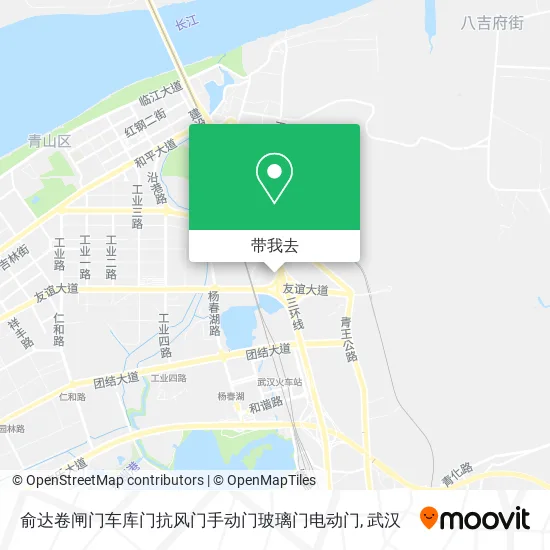 俞达卷闸门车库门抗风门手动门玻璃门电动门地图