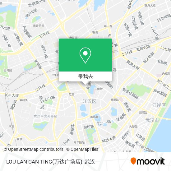 LOU LAN CAN TING(万达广场店)地图
