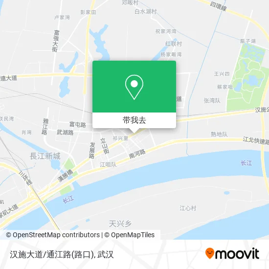 汉施大道/通江路(路口)地图