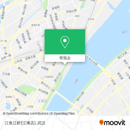 江鱼江虾(江滩店)地图