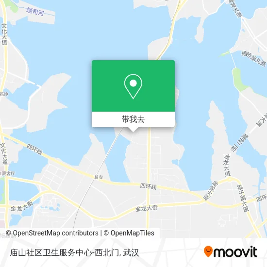 庙山社区卫生服务中心-西北门地图