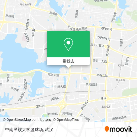 中南民族大学篮球场地图
