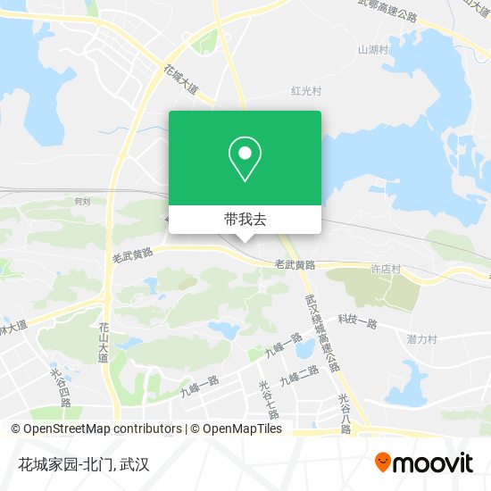 花城家园-北门地图
