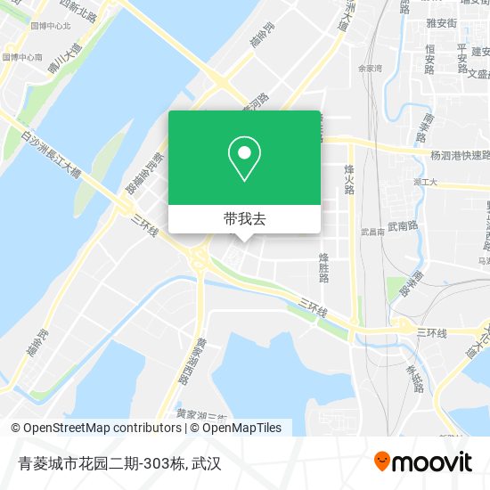 青菱城市花园二期-303栋地图