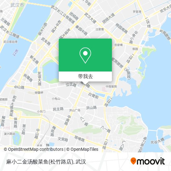 麻小二金汤酸菜鱼(松竹路店)地图