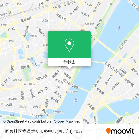 同兴社区党员群众服务中心(西北门)地图