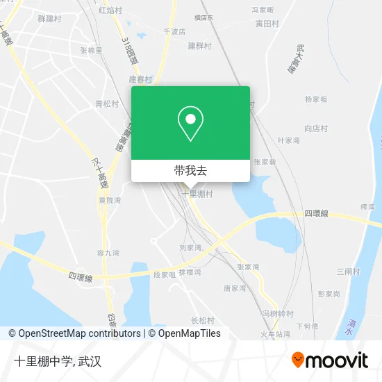 十里棚中学地图