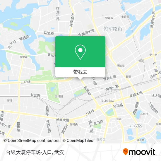 台银大厦停车场-入口地图