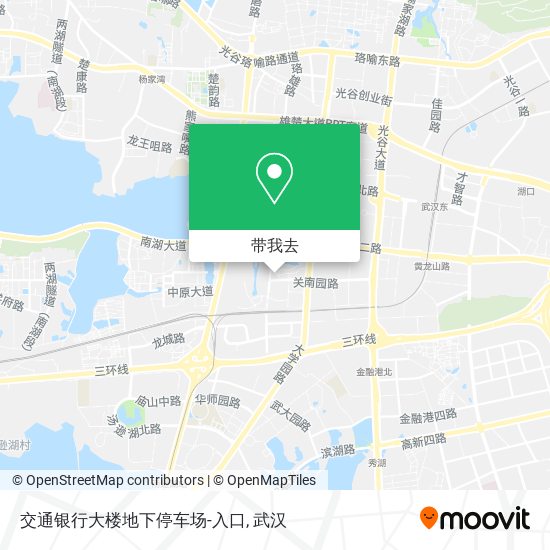 交通银行大楼地下停车场-入口地图