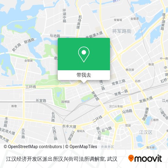 江汉经济开发区派出所汉兴街司法所调解室地图