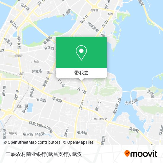 三峡农村商业银行(武昌支行)地图