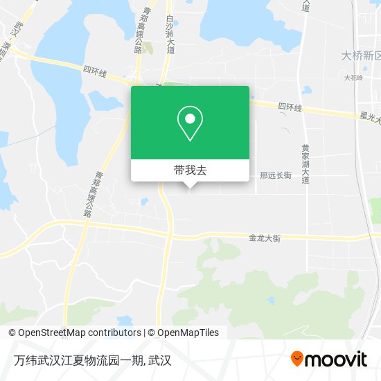 万纬武汉江夏物流园一期地图