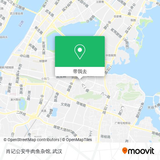 肖记公安牛肉鱼杂馆地图