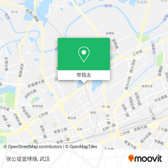 张公堤篮球场地图