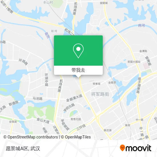 愿景城A区地图