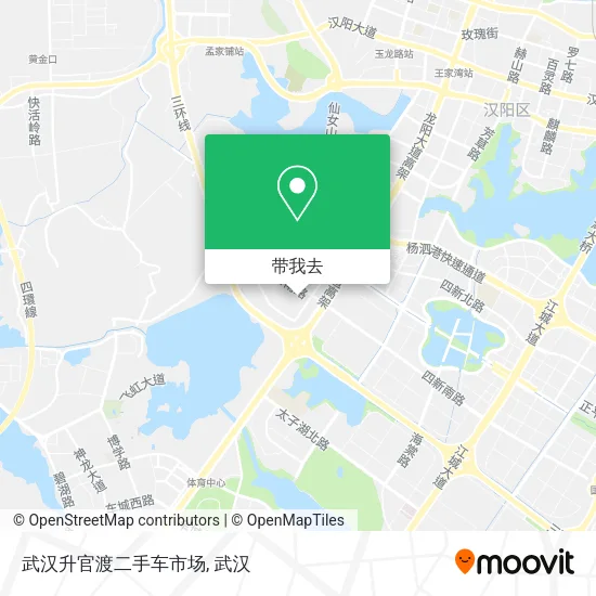 武汉升官渡二手车市场地图