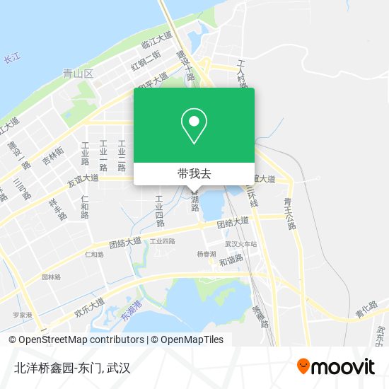 北洋桥鑫园-东门地图