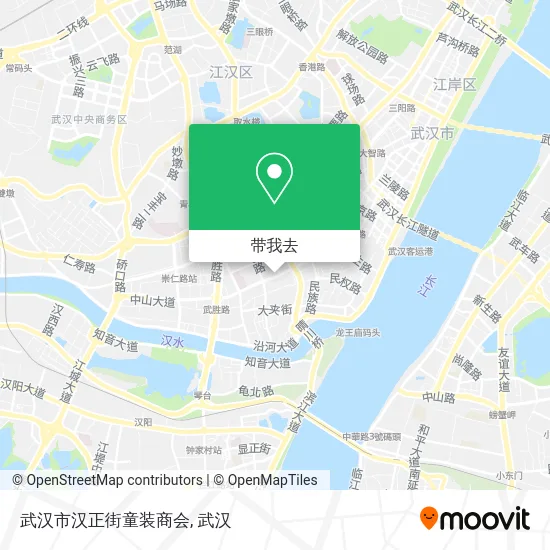 武汉市汉正街童装商会地图