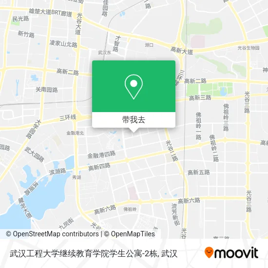 武汉工程大学继续教育学院学生公寓-2栋地图