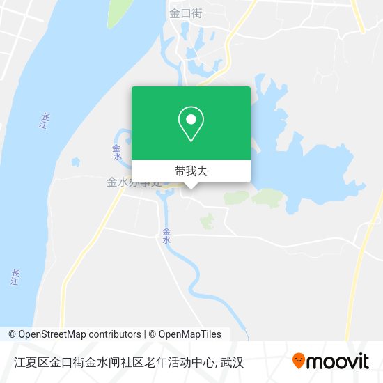 江夏区金口街金水闸社区老年活动中心地图