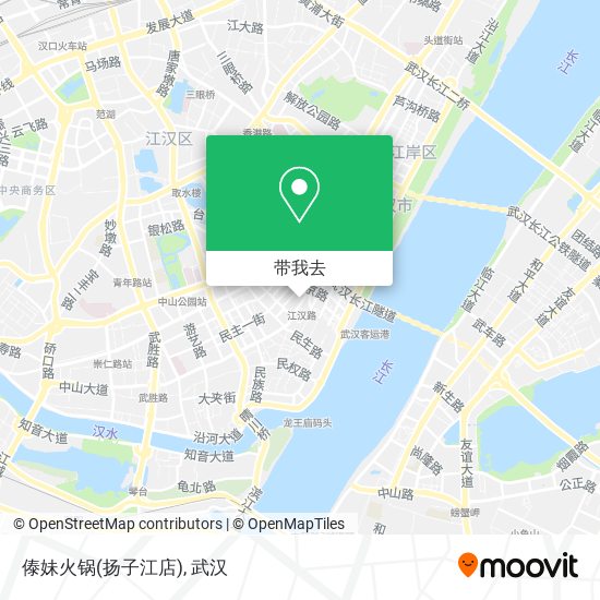 傣妹火锅(扬子江店)地图