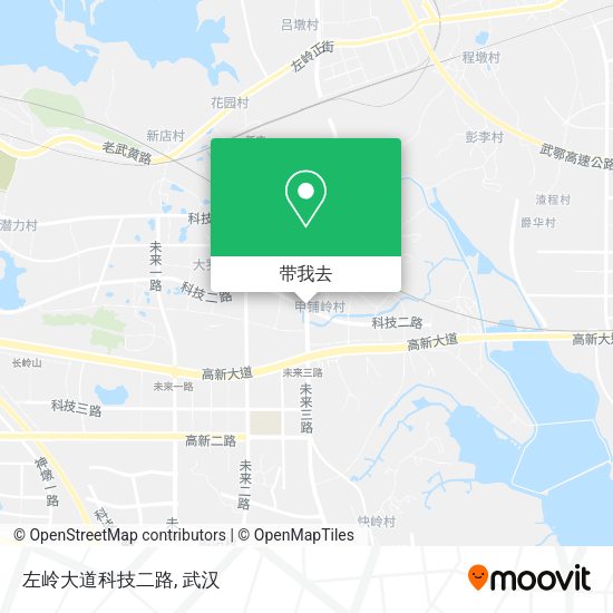 左岭大道科技二路地图